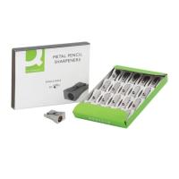 Sacapuntas Q-Connect modelo ‎KF02218 metálico. Caja de 20 ud ideal para que los lápices estén siempre bien afilados. Paquete Económico, versátil de afilado preciso. Distribuido por DistriLocu - details 0