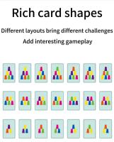 Juego Educativo Montessori Mini Pila De Copas Con Cartas Para Niños Cognición De Colores Entrenamiento De Lógica Juguete Inteligente - details 14