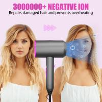 Secador de pelo iónico de 1800W con difusor y boquilla para secado rápido y protección del calor - Marca - details 4