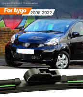 LimpiaFrente LimpiaFrente Anteojos Delantero Para Toyota Aygo 2005-2022 Plegable Inteligente De Banda Natural De Goma Accesorios De Ventanas - details 0