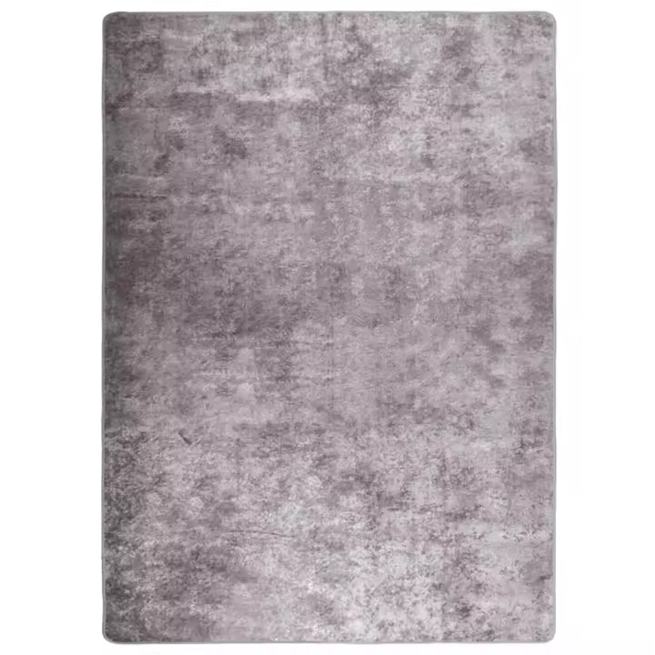 Alfombra lavable gris 120x170 cm antideslizante - 1