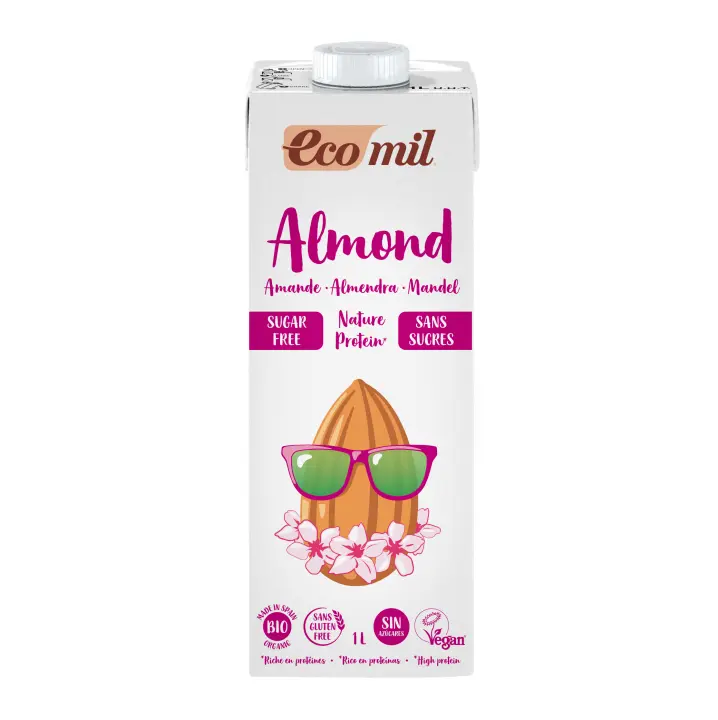 Bebida Almond Nature Proteine  Ecomil - 1