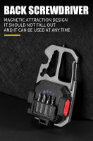 Mini Linterna LED Multifuncional De Cadena USB Recargable Torcha Portátil Para Camping Y Emergencias 500Mah Impermeable Con Batería De 10W - details 11