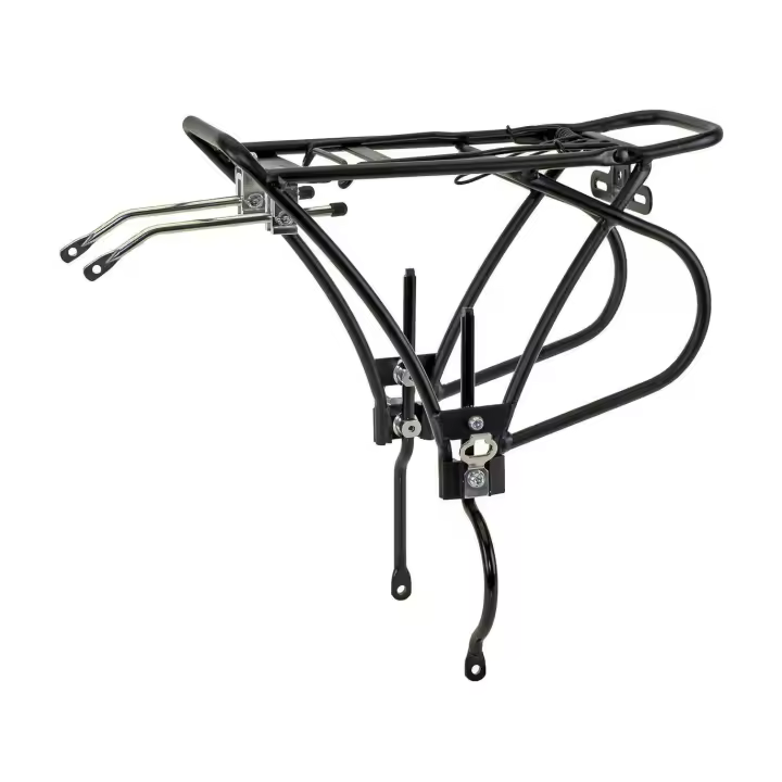 Portabultos o portaequipajes para bicicleta M-wave universal  para tija de sillín , máximo 10 kg con protector lateral - 1