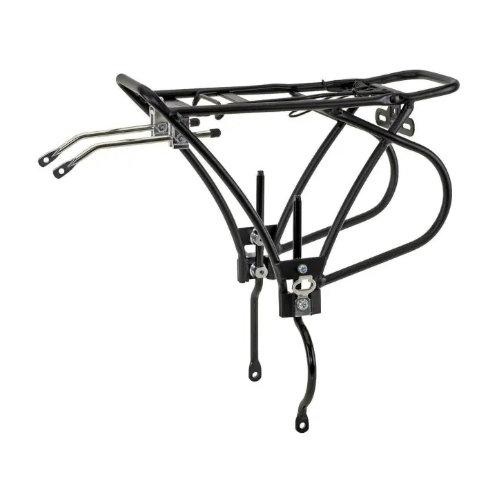 Portabultos o portaequipajes para bicicleta M-wave universal  para tija de sillín , máximo 10 kg con protector lateral - 1