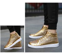 Botas De Moda Para Hombre Casual 2023 Antideslizantes Con Suela Deportiva Alta Resistente Al Desgaste Zapatillas Ligeros De Primavera Y Otoño Material De Suela De Caña De Azúcar - details 8