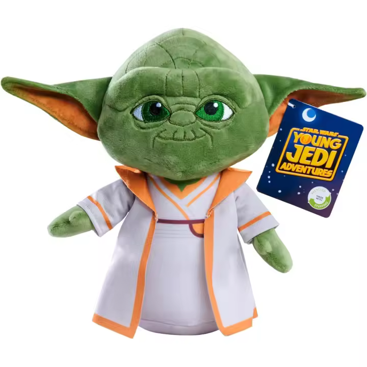 SIMBA -  Peluche Maestro Yoda 22cm -  Versión Aventuras de Jóvenes Jedi - Material Suave y Agradable -  Para Niños Niñas de todas las Edades - 1