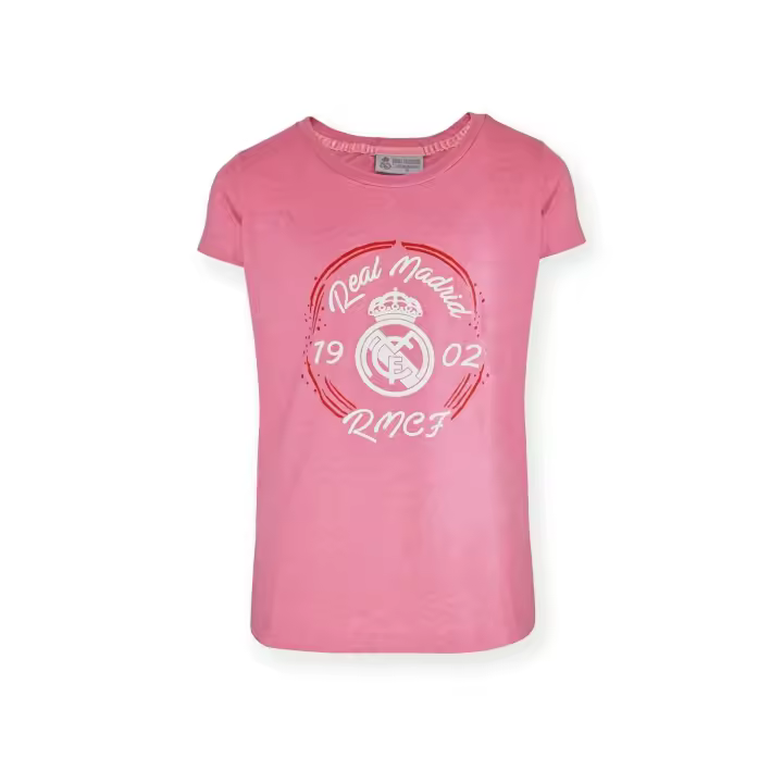 Camiseta Infantil Real Madrid Pink - Ropa Oficial del Real Madrid para niños - 1