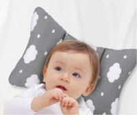 Almohada De Soporte Para Bebé Cojín De Asiento De Carrito Protección Del Cuello Y Absorción De Choques Para Niños De 1 a 3 Años Material Poliéster/Celulosa Relleno De Algodón Vacío - details 5