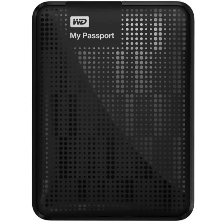 Western Digital Disco Duro Externo WD My Passport 1TB USB 3.0 con Software - Negro - 1