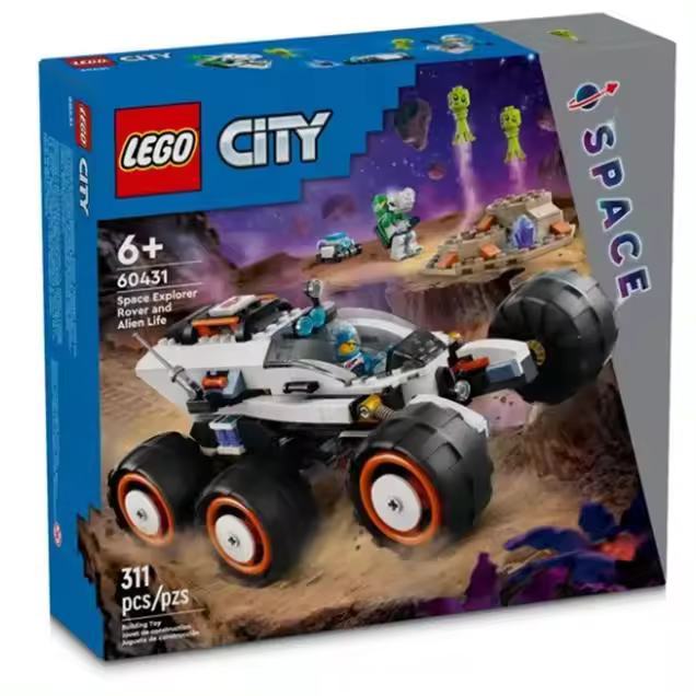LEGO CITY ROVER EXPLORADOR ESPACIAL Y VIDA EXTRATERRESTRE SET 60431 - 1