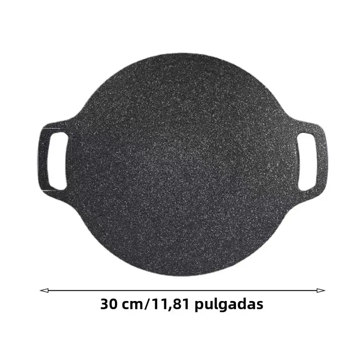 Placa De Hierro Para Barbacoa BBQ Multi-Griddle Pan De Asado Coreano Yakiniku Portátil Para Exteriores Uso En Cocina Y Hornear - 1