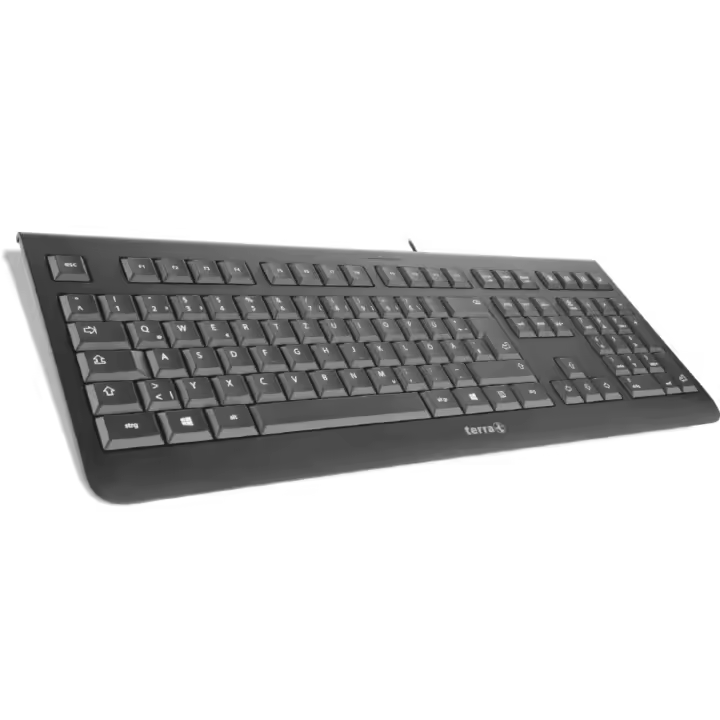 Wortmann AG TERRA Keyboard 1000 teclado USB AZERTY Francés Negro - 1