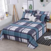 Juego De Sábanas Y Fundas Para Almohadas De Algodón 3 Piezas Textil Doméstico Estilo Pastoral Sábanas Planas Y Fundas Para Almohadas Material Suave Y Transpirable - details 1