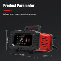 Cargador de batería automático de 20 A y 10 A, 12 V/24 V, para coche inteligente, para AGM, gel húmedo, plomo ácido, carga rápida, reparación por pulsos - details 10