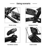 Kit De Reparación De Bicicleta X-TIGER 16 En 1 Multiherramienta Con Palas Para Neumáticos De Bicicleta Llave De Hexagonal Y Métrica Herramientas Para Ciclismo - details 9