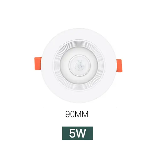 Lámpara De Techo Recubierta Reclinada Con Sensor De Movimiento PIR 20W 15W 10W 5W Para Pasillo Sala De Estar Cocina Iluminación Decorativa AC85-265V - 1