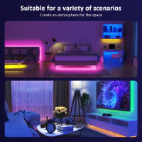 Tira De Luces LED RGB 5050 Bluetooth WIFI USB 1m-10m Sincronización De Música 5V Fácilmente Doblable Alexas Luces Inteligentes Para Decoración De Habitaciones Y Fiestas - details 11