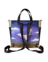 LOUNGEFLY  Bolso convertible mochila  Hogwarts Harry Potter  mujer hombre Hedwig Ron Weasley Hermione Granger   Loungefly Backpack - details 1