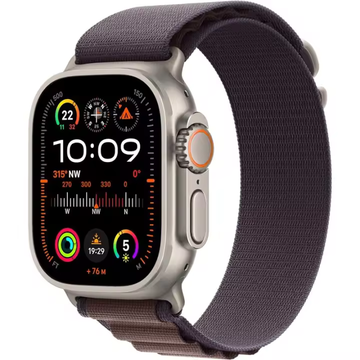 Apple Watch Ultra 2 GPS Celular 49 mm Ca Titanio/Loop Alpine Indigo S Cinturón pequeño - 1