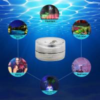 Luz Submersible LED Remota De Batería Con 16 Colores RGB Para Bodas Navidad Y Valentín Fiesta Luz De Té De La Balsa - details 8