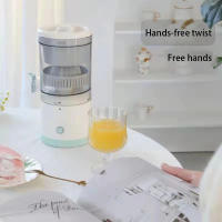 Vaso De Exprimidor Automático Multifuncional Portátil USB Para Frutas Y Verduras Recargable Bidireccional Con Separación De Residuos - details 5