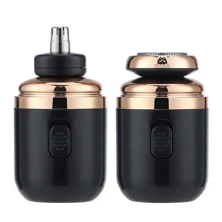 Mini Afeitadora eléctrica de viaje para hombres, recortadora de barba de bolsillo, maquinilla de afeitar lavable, cápsula para hombre, recortadora de pelo de nariz, inalámbrica, USB de viaje - 1