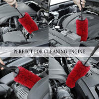 Cepillo De Limpieza Para Rines De Coche Multifuncional 45cm Suave Y No Abraza Material De Nylon Y Plástico Para Cuidado Y Detalle Automotriz - details 5
