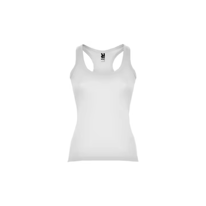 Camiseta de mujer entallada con sisas y escote ribeteado CAROLINA ROLY - 1