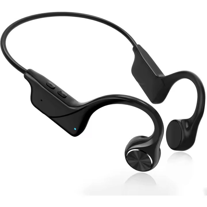 Auriculares Bluetooth de conducción ósea 5.3, deportivos abiertos con micrófono, inalámbricos y resistentes al agua para entrenar. - 1