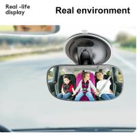 Espejo Retrovisor De Coche 2Pcs Vistas Amplias Para Asientos De Bebé Y Parabrisas Reflejo Claro Rotación De 360 Grados Ajustable Seguridad - details 2