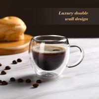 Paquete de 2 tazas de espresso de 2,5 oz con Asas, Vaso de chupito Expreso, tazas de café expresadas Claras, Doble comparación separada - details 2
