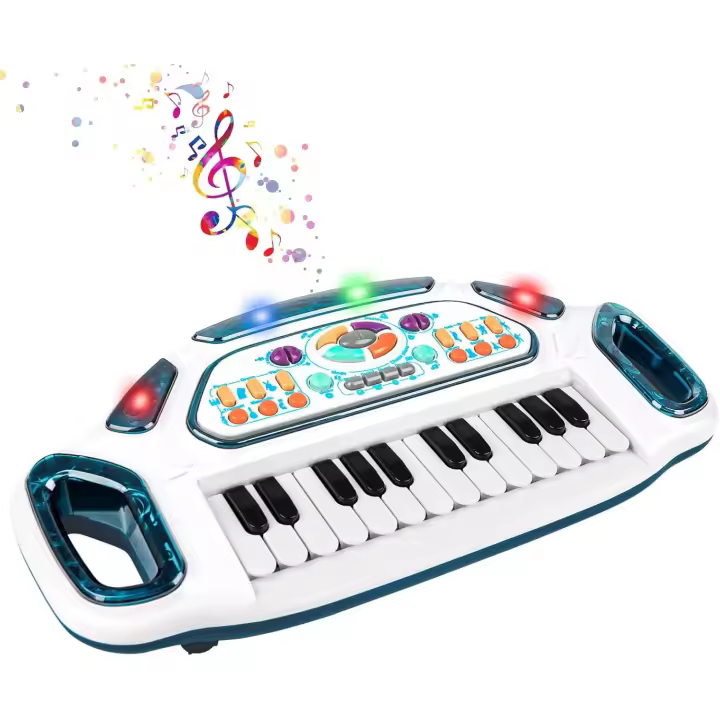Piano Infantil 24 Teclas, multifunctional, ideal para niños y niños de 1 A 6 años - 1