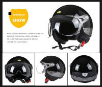Casco De Motocicleta Vintage TT&COCASCOS Con Visera 3/4 Abierto Retro Para Scooter Y Moto Abs Material Hombre Peso 1kg - details 7