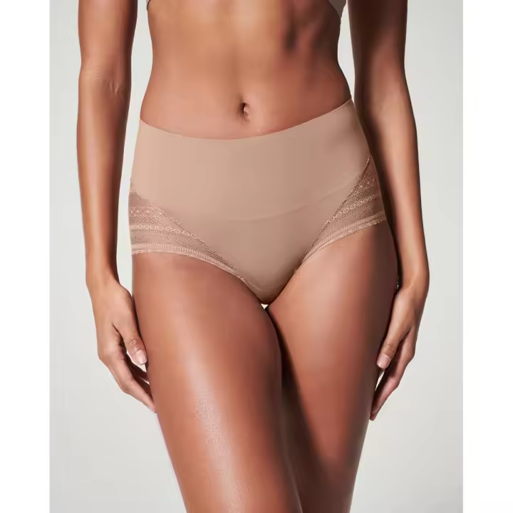 SPANX Undie-tectable Braga de talle alto con encaje - 1