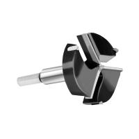 1PC Abertura De Agujeros De Madera Con Tres Hojas De Aleación Negro 25-60mm Broca De Perforación Para Mesas De Madera Y Plástico Herramienta De Carpintería - details 4