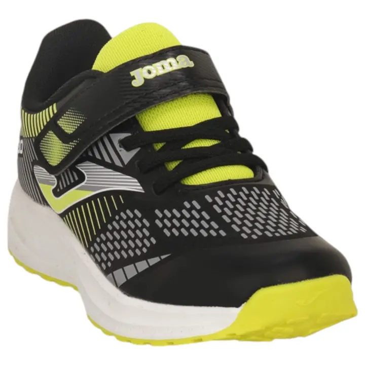 Zapatillas Joma Jr30 Jr 2401 Negro Amarillo Fluor Jr30W2401V Running Niño - 1