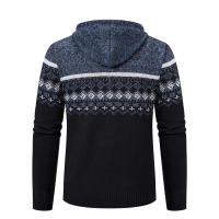 Chaqueta De Veludo Para Hombre Con Capucha Estilizada Casual Cierre De Cremallera Manga Completa Abrigo De Otoño E Invierno - details 9
