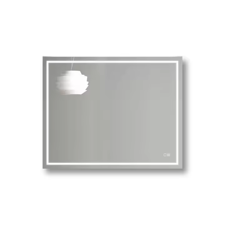 Espejo Baño LED 60x80 cm Rectangular Tarraco60, Luz Regulable, Interruptor Táctil, Impermeable IP44, UBUD - 1