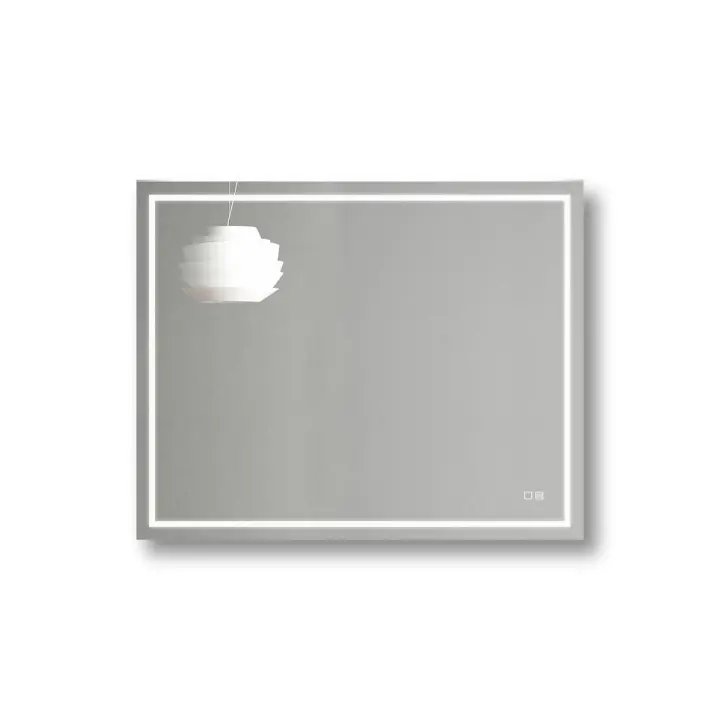 Espejo Baño LED 60x80 cm Rectangular Tarraco60, Luz Regulable, Interruptor Táctil, Impermeable IP44, UBUD - 1