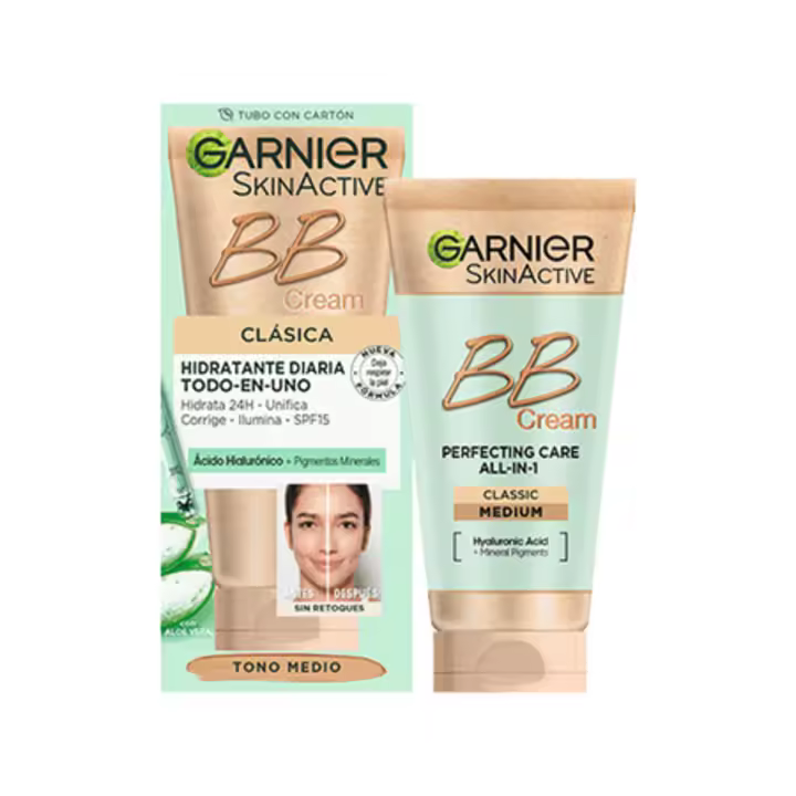 Garnier SkinActive BB Cream Hidratante Clásica Tono medio 50 ml - 1