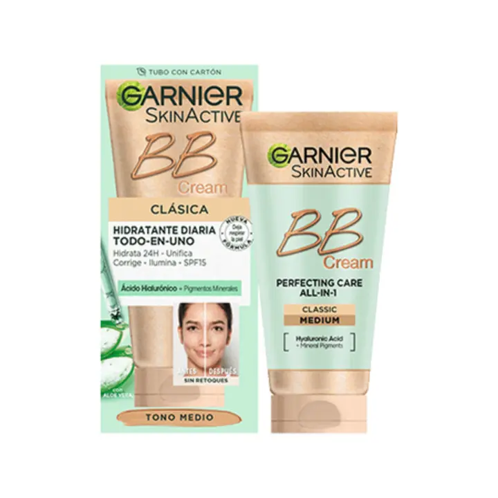 Garnier SkinActive BB Cream Hidratante Clásica Tono medio 50 ml - 1