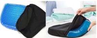 cojines de asiento de gel con funda – Cojín de asiento de huevo, soporte de coxis y lumbar, conductor de camión, cojín de asiento de Honeycomb, cojín ortopédico para asiento - details 2