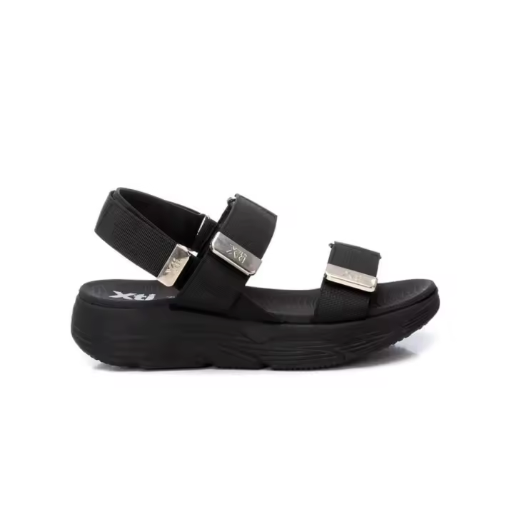 Sandalias Planas Xti 144073 Mujer Negro - 1