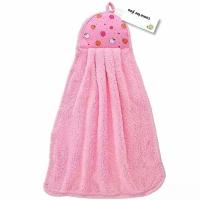 4pcs Algodón Coral Para Baño Y Cocina Toalla De Mano Suave Y Absorbente Paño Para Lavar Y Colgar Accesorios De Cocina Y Baño Unisex - details 2
