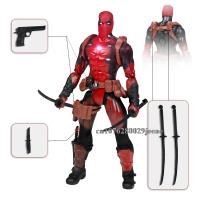 Figura De Acción Deadpool Ultimate X-Men Yamaguchi Revoltech Neca Super Héroe Coleccionable Modelo Muñeco Regalo Para Fans - details 11