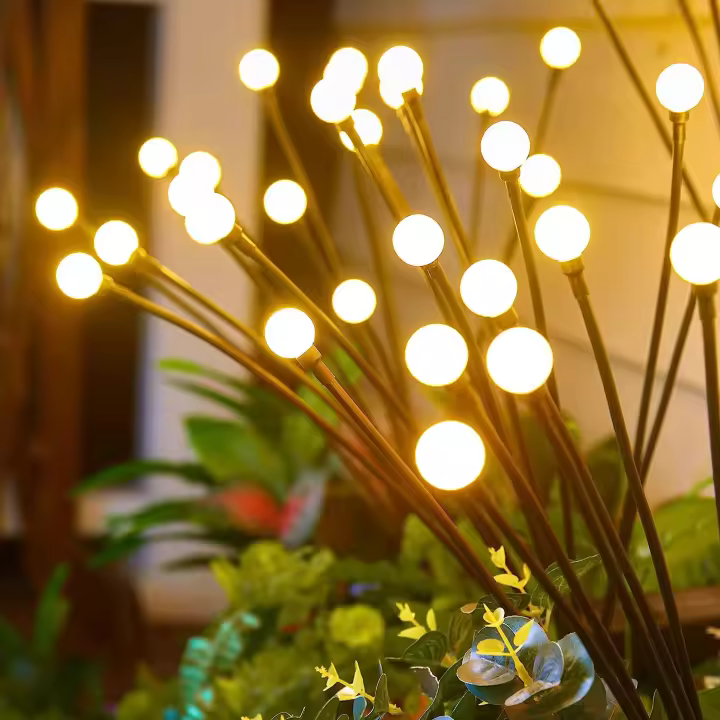 8 Luces Solares Para Jardín Con Diseño De Mariposa Luz Exterior Impermeable Vibrante Para Decoración De Patio Y Camino Calor - 1