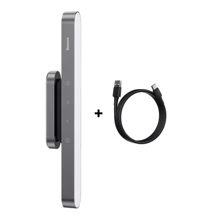 Lámpara De Mesa LED Magnética Baseus Para Armario Dormitorio Y Cocina Luz Nocturna Recargable Con Ajuste De Brillo Sin Fin - 1