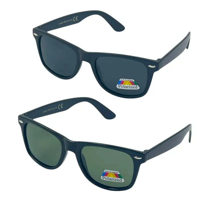 2 Pares Gafas de Sol Deportiva Clasica Polarizadas, UV400. Gafas Pasta Unisex - 1