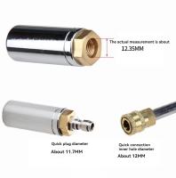 Boquilla Turbo 5000PSI Rotativa 360° Cuerpo De Acero Inoxidable Cerámica De Núcleo Alta Presión Conector Rápido Para Limpieza Municipal - details 5